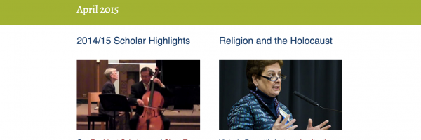 April 2015 newsletter