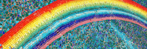 mosaic rainbow