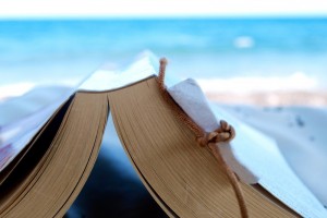 book at the beach