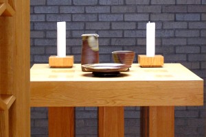 Communion in the Butler Center Chapel