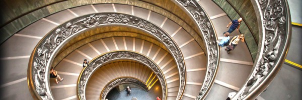 Spiral staircase in the vatican