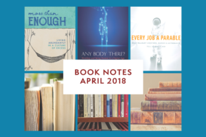 Book Notes April 2018